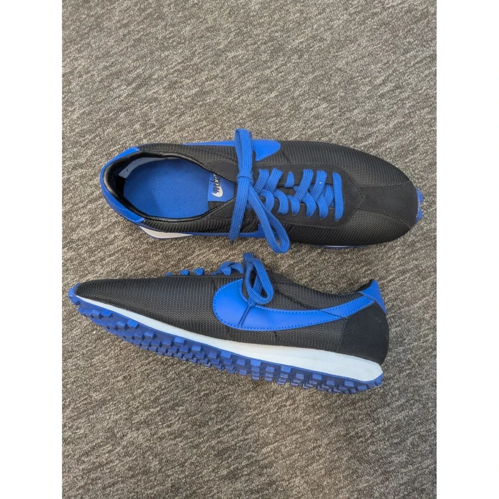 Nike Waffle Trainer 2 Men's 10.5 Black Hyper Royal DQ5899-900 Retro